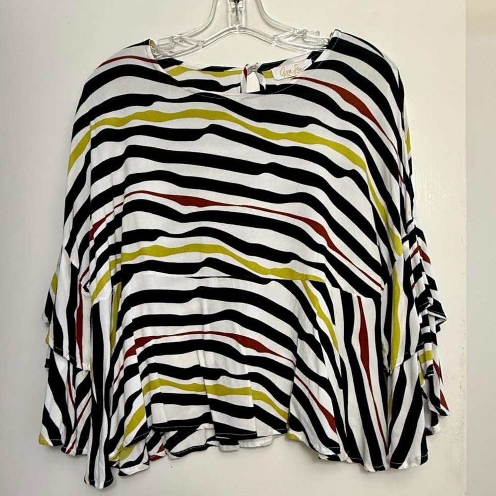 Ava Sky Top Jenni – Wave Break Print (XS)